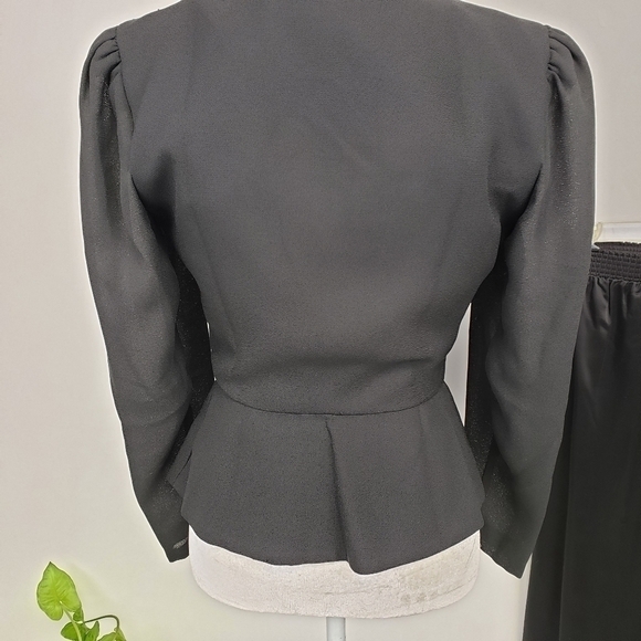 VINTAGE Formal Dress/Skirt Suit EUC Blk 5/6-8 - Picture 4 of 16